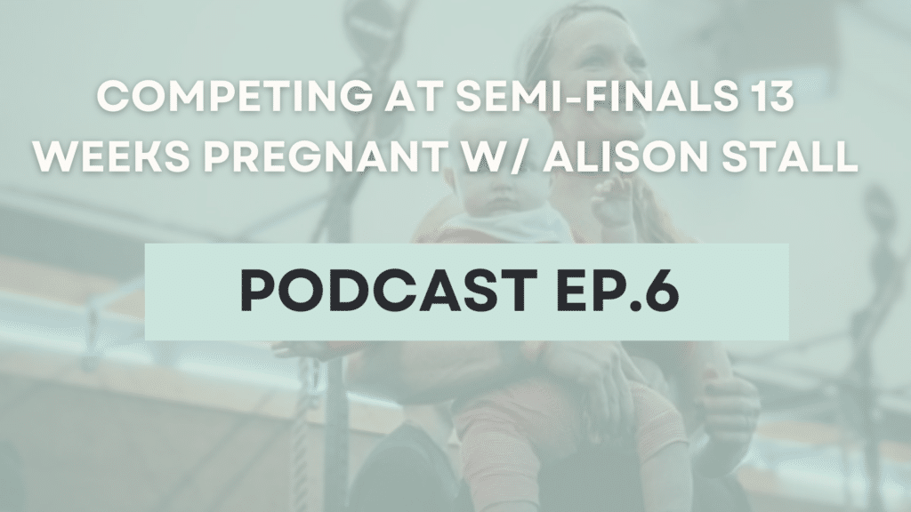 crossfit, semifinals, pregnant athlete