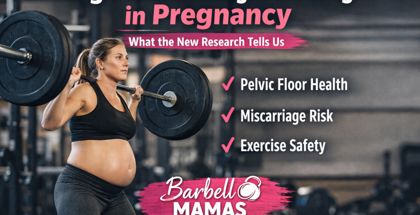 High load resistance training in pregnancy